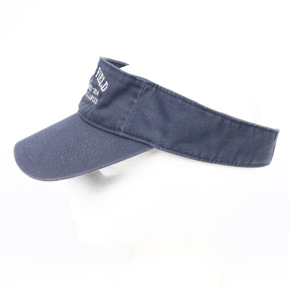 Wrigley Field Chicago Illinois Embroidered H&L Sun Visor by Nissun Cap Dark Blue - Picture 5 of 7